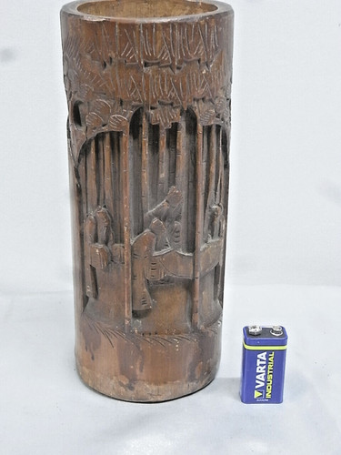 Ancien vase bambou - ancien,