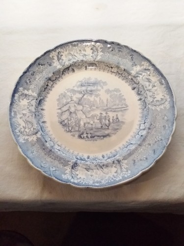 Grande assiette bordeaux david - assiette,