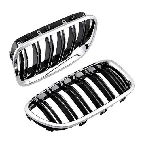 Chrome trim glossy black dual - trim,