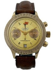 Poljot Olympics Barcelona '92 Remontage Manuel Chronographe Hommes, Fonctionne