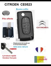 Coque clé plip 3 boutons