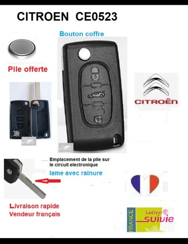 Coque clé plip - , boutons
