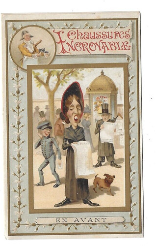 Ancien chromo publicitaire - ancien,