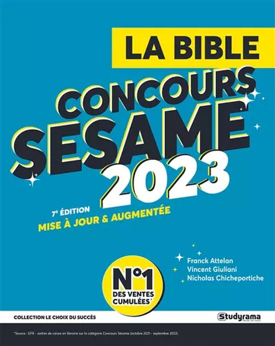 Bible concours sesame - sesame, 2023