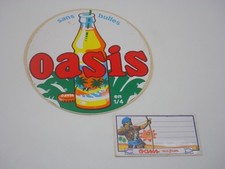 OASIS boisson - Sticker Autocollant Vintage
