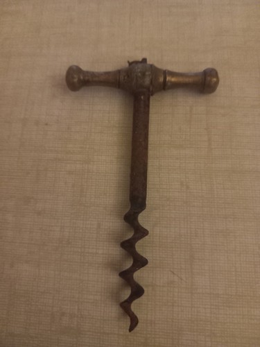 Tire bouchon ancien fer - fer, bronze
