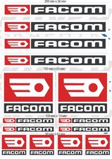 Planche de Stickers FACOM Format A4