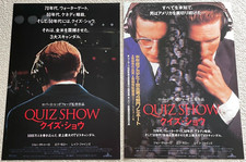 Quiz Show 1995 John Turturro Movie Flyer Mini Poster Japan 2set Robert Redford