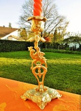 Bougeoir ancien bronze - ancien,
