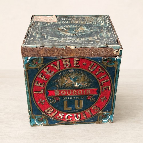 Boîte ancienne tôle - boîte,