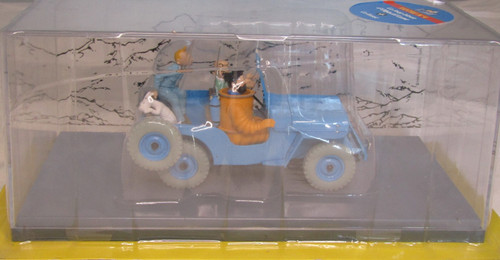 Voiture tintin la jeep - tintin,