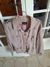 veste style saharienne beige