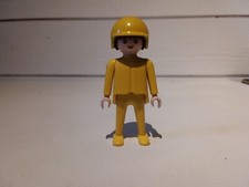 PLAYMOBIL PERSONNAGE 3524/ VOITURE RALLYE VINTAGE PILOTE