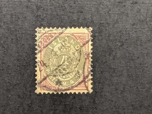 1897 iceland used - 1897, 23