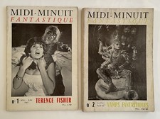 Midi-Minuit Fantastique, Numéros 1 & 2, 1st Éd. 1962, Eric Losfeld