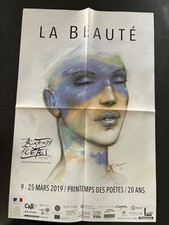 ENKI BILAL Poster Affiche Le Courage Printemps des poètes 2019 NEUF