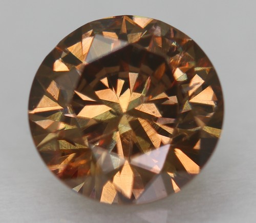 Diamant naturel jaune - 0.52, ct