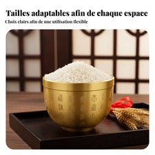Bol Trésor en laiton, décor
