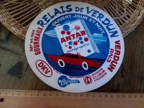 Rare ancien autocollant garage - autocollant,