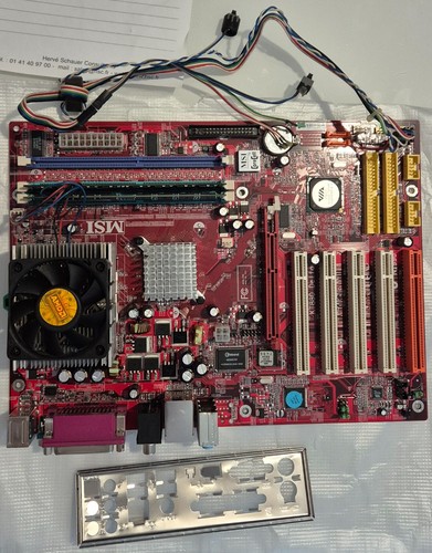 Carte mère msi kt880 delta - carte, +