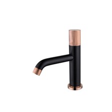 Robinet De Lavabo Sur Plage 80306BRG Rose Doré et Noir Collection Pénée