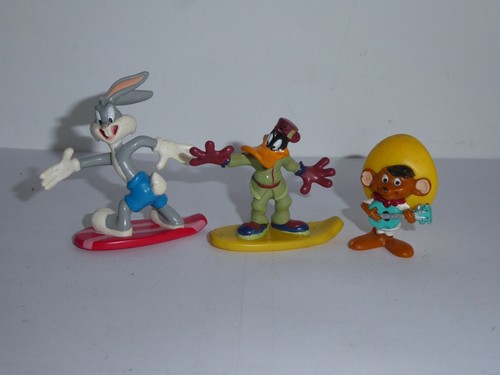 Lot 3 figurines - figurines, looney