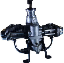 Moteur RC bicylindre Saito FA-60T moteur 4 temps moteur lumineux presque inut...