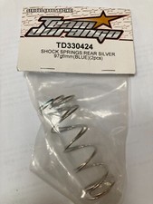 Radio Control Team Durango DNX DEX 408 #TD330424 Shock springs Rear Silver 97gf/