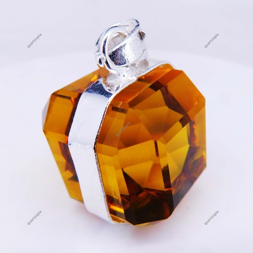 Pendentif topaze marron