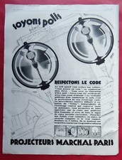 Pub de presse 1929 Automobile