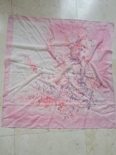 Vintage Joli foulard carré en