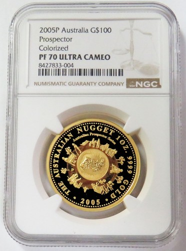 2005 gold australia 100 - australia, $100