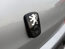 Logo emblème badge sticker autocollant adhésif CHROME pour coffre PEUGEOT 106