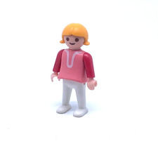 PLAYMOBIL * ENFANT MODERNE * Fille Blonde Haut Rose 3068 5339