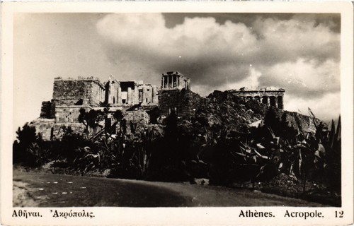 Cpa athens acropol greece - athens,
