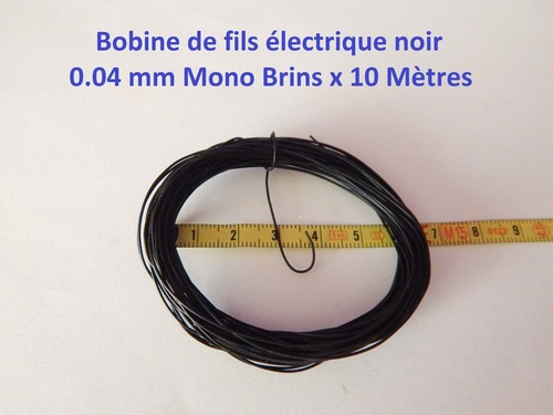 Cc1015 metre de fils noir - -,