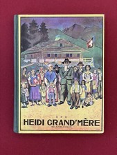 Livre Ancien Heidi Grand Mère