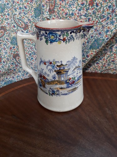 Pichet ancien faïence creil - pichet,