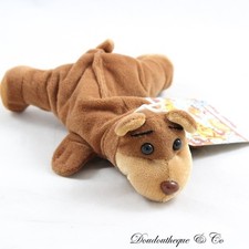 Mini peluche vintage ours SUPER TOYS marron beige Little Kraulis style rumple