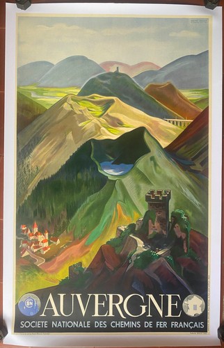 Affiche entoilée auvergne - affiche,