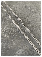 Bracelet Fin Maille Gourmette 21CM x 4MM Argent Massif 925/1000 Bijoux NEUF