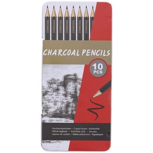 Boite crayons fusain - boite,