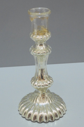 Joli ancien bougeoir - bougeoir, verre
