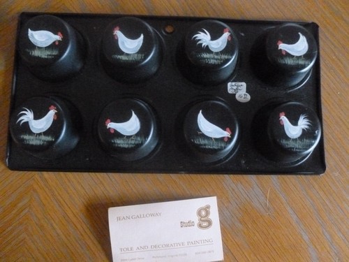 Primitive antique muffin pan - muffin,