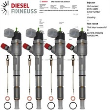 4x Injecteur Fiat Idea Panda Punto Evo Alfa Romeo Mito 1.3 D Multijet 0445110351
