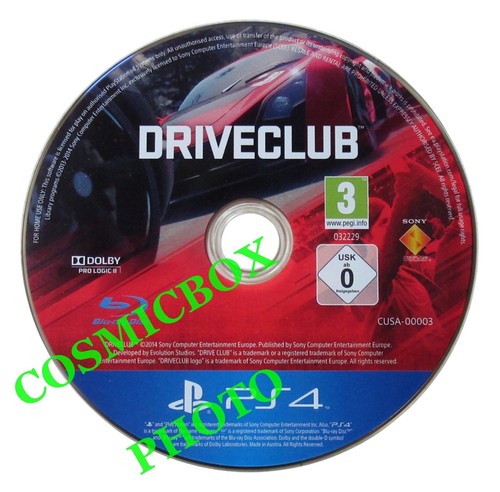 Driveclub jeu video ps4 - driveclub,