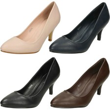 Chaussures À Talons Mi-Hauts À Bout Pointu Spot On Pour Femmes