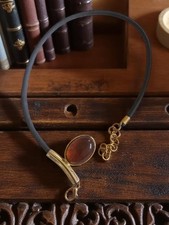 Collier vintage en ambre