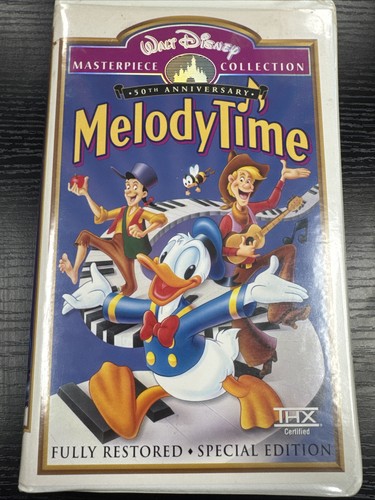 Vhs melody time walt disney - time,
