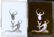 photo NEGATIF verre NU